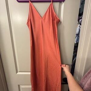A New Day Vibrant Coral Dress